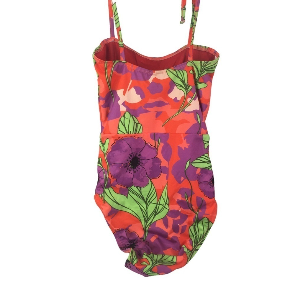 NEW Beth Richards Straight One Piece Swimwear Floral Size XS - Picture 5 of 7